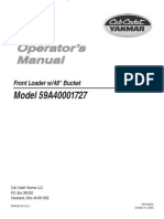 Operator's Manual: Model 59A40001727