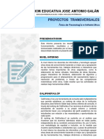 Proyectos Transversales