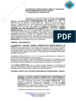 Convenio Privado de Servicios Odontologicos Entre El Colegio de Químicos Farmaceuticos de Loreto