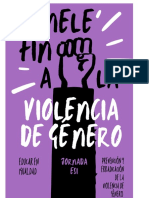 Las Violencias Por Motivos de Género Propuesta para 4tos Años