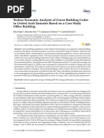 Techno-Economic Analysis of Green Building Codes