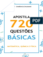 720 QUESTÕES BÁSICAS - Ciências Da Natureza e Matemática