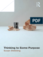 Susan Stebbing - Thinking To Some Purpose (2022, Routledge) - Libgen - Li