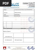 ECR - 120 Furnce Method of Statement