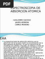 Espectroscopia de Absorcion Atomica