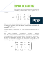 MATRICES