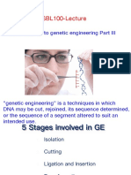 Genetic Engineering Part 3 and 4