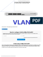 VLAN Setup in MikroTik SwitchOS (SwOS)