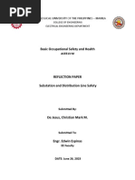 Reflection Paper - Substation and Distribution Line Safety - de Jesus, EE3G