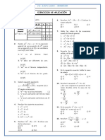 Ejercicios de Ecuaciones de Segundo Grado para Quinto de Secundaria