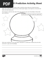 Crystal Ball Predictions Worksheet