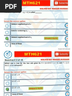 MTH 621 (Mid) (Modules 1 To 100) by Meesam Raza