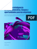 Informe IA Generativa, Riesgos y Oportunidades para Las Empresas