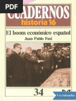 El Boom Economico Espanol - Juan Pablo Fusi