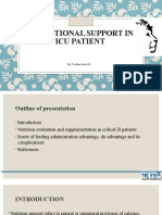 Nutritional Support in ICU Patient TMK