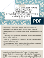 LESSON 4 Synthesize Insights From The Observations Comments