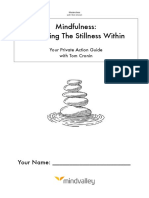 Mindfulness Accessing The Stillness Within Masterclass by Tom Cronin Workbook