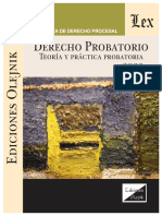 Catalogo de Derecho Probatorio 2022