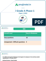 SEBI Grade A 2022 Phase 1 Paper 1 Final