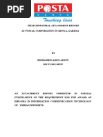 Final Ict Field Industrial Attachment Report