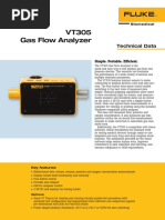 VT305 Gas Flow Analyzer: Technical Data