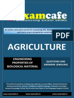 Engineering Properties of Biological Material - Practice Set 1