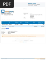 Proforma Invoice