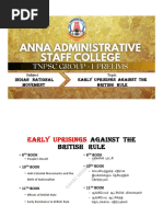 Inm Class 1 Early Uprisings Against The British Rule