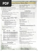 Warmaster Reference Sheet