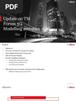 Update On TM Forum 5G Modelling Activities