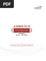 Brochure - Ambience Tiverton - Sector 50, Noida