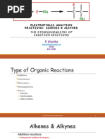 Electrophilic Addition Reaction - II