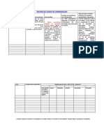 MATRIZ DE LOGRO DE APRENDIZAJES Semana de Gestión