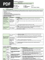 Experiencia de Aprendizaje 4 - 1° Sec