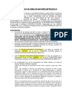 Acta de Inicio de Mayores Metrados