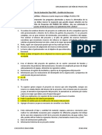 Simulación de Evaluación Tipo PMP - Recursos