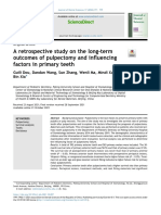 A Retrospective Study On The Long Term Outcomes of Pulpe - 2022 - Journal of Den