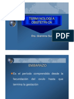 Terminologia Obstetrica