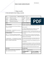 Year 5 Daily Lesson Plans Success Criteria Pupils Can 1. Listen and List at Least 5 Things Correctly. 2. Listen and Match at Least 6 Things Correctly