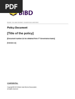 BIBD IT Template 002 Policy Template