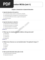 Introduction To Special Education Set 1