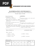 Normanhurst Boys 2022 3U Trials & Solutions