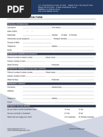 Student Application Form