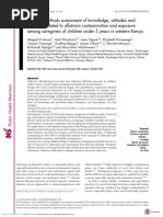 A Mixed Methods Assessment of Knowledge Attitudes and Practices Related To Aflatoxin Contamina