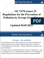 MARPOL Annex IV Sewage FAQ