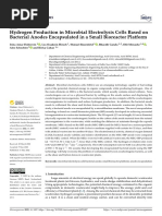 Hydrogen Production in Microbial Electrolysis Cell