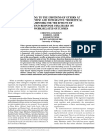 Responding To The Emotions of Others at Work: A Review and Integrative Theoretical Framework For The Effects of Emotion-Response Strategies On Work-Related Outcomes