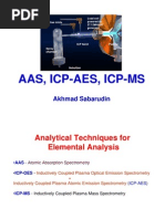 ICP-AES and ICP-MS