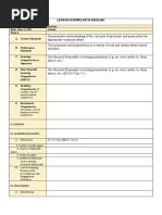 Lesson Exemplar in English Q4 - WK 6