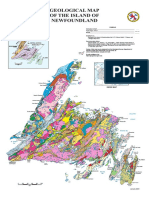 Geology Map of Newfoundland